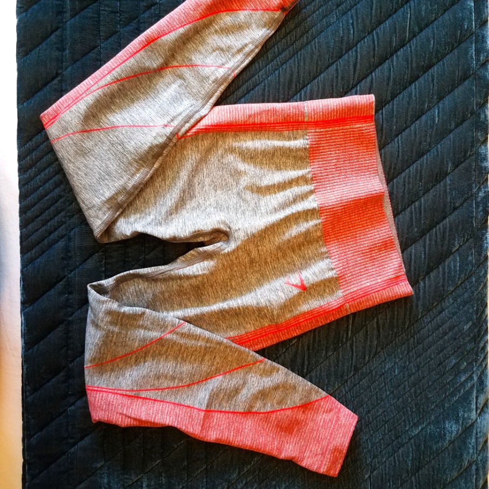 Gymshark hyper amplify seamless leggings coral